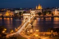 The Chain Bridge, Budapest, Hungary.